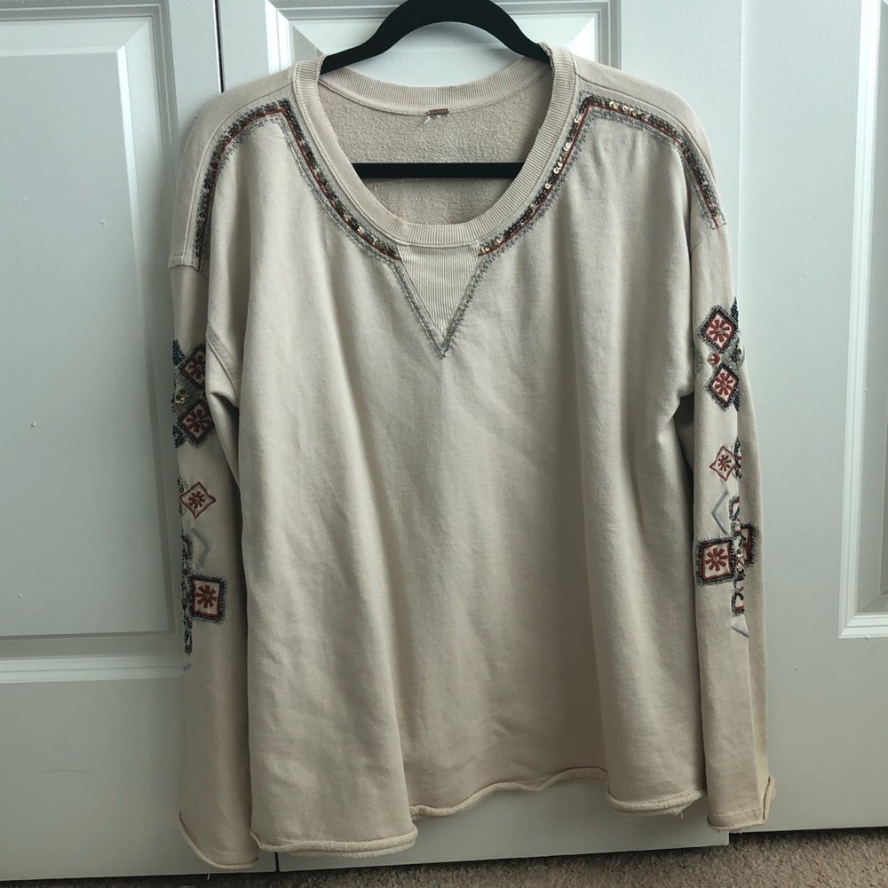 Beautiful beaded detail sweater